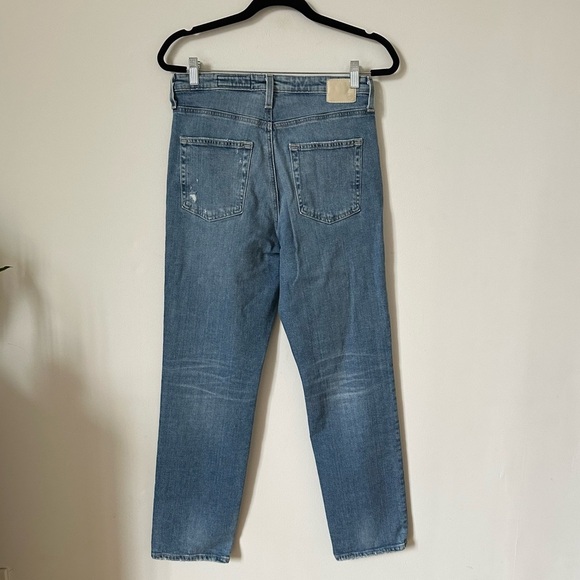 AG Adriano Goldschmied Phoebe Vintage High Waisted Tapered Leg Jeans Size 30R - Picture 7 of 9